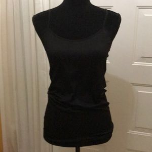 Black stretchy tank top